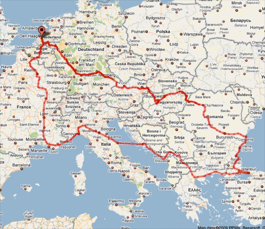 The route