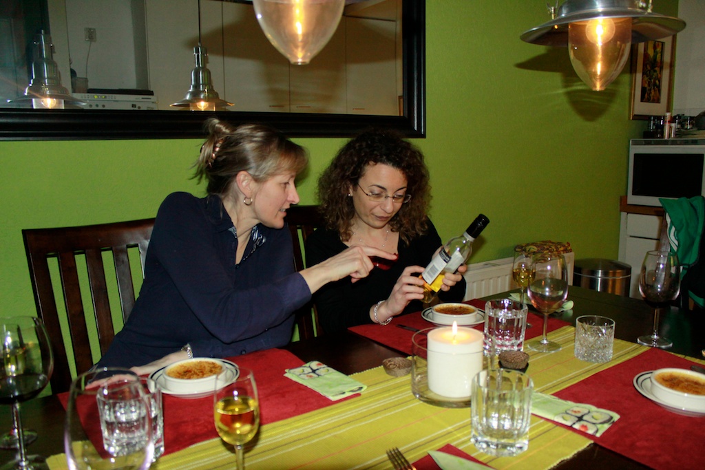 Enjoy with dessert wine